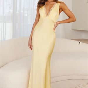 Hello Molly Yellow Maxi Dress